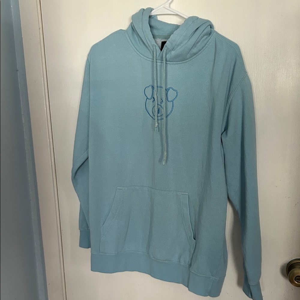 Shane Dawson baby blue pig hoodie